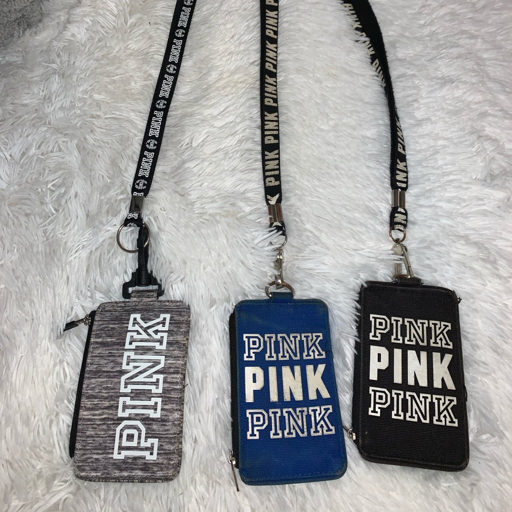Pink lanyards